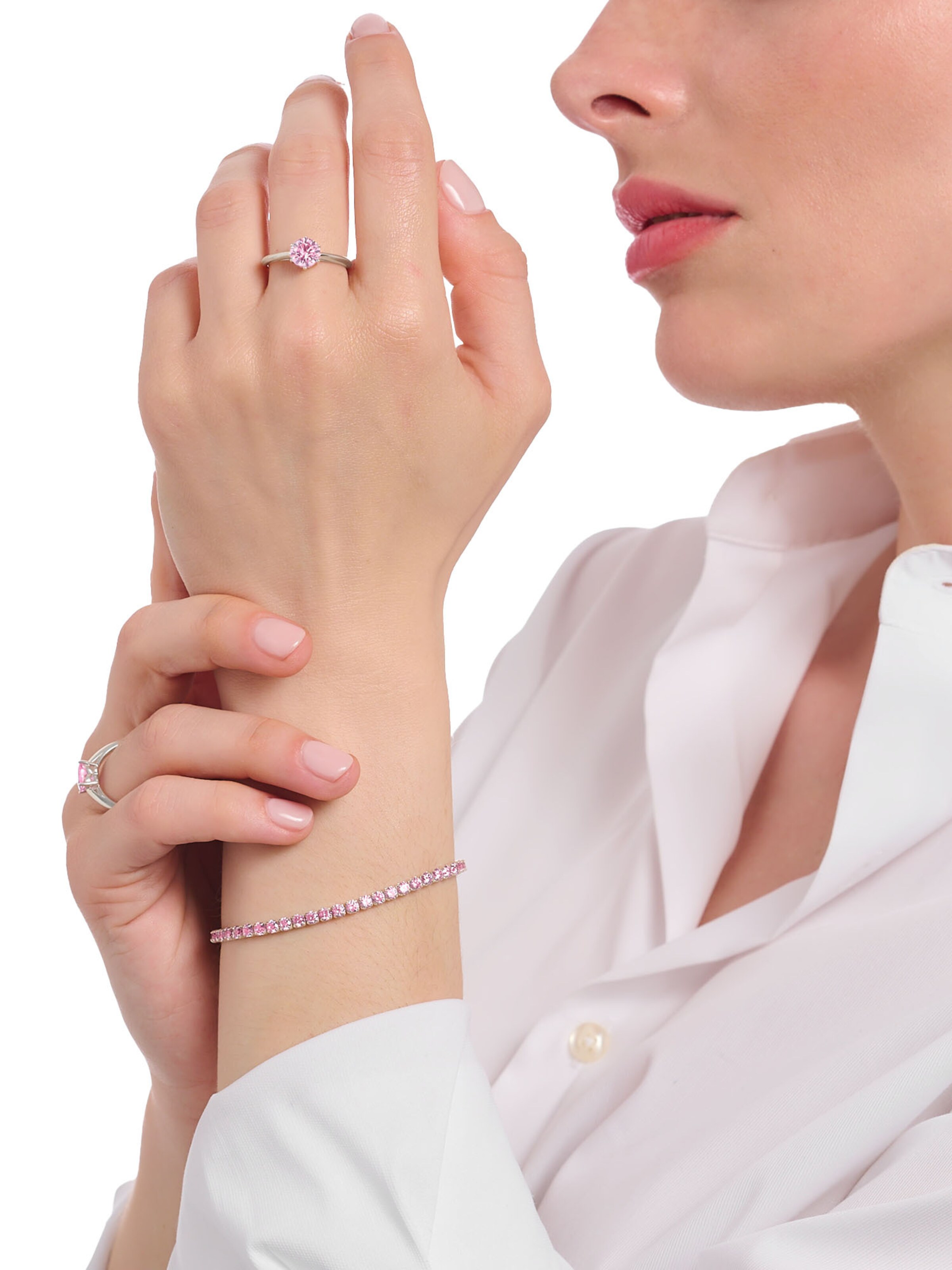 Thomas Sabo Ring in Silber: Vorderseite