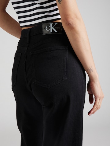 juoda Calvin Klein Jeans Platėjantis Džinsai 'AUTHENTIC'