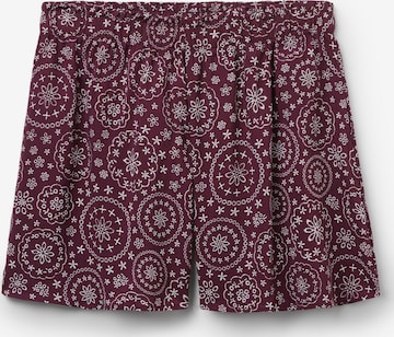 Tezenis Wide leg Pants in Purple: front