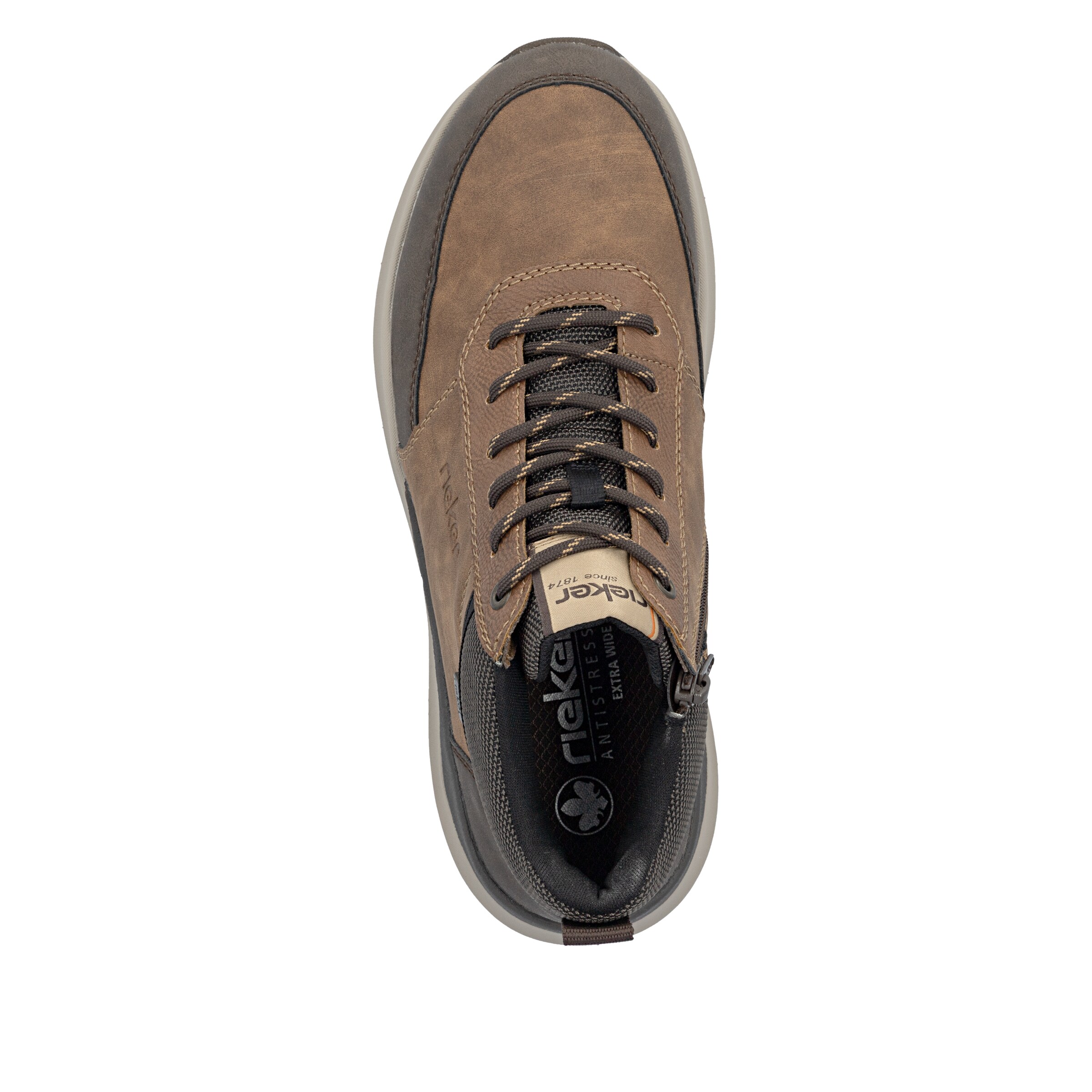 Bottines à lacets Rieker en marron