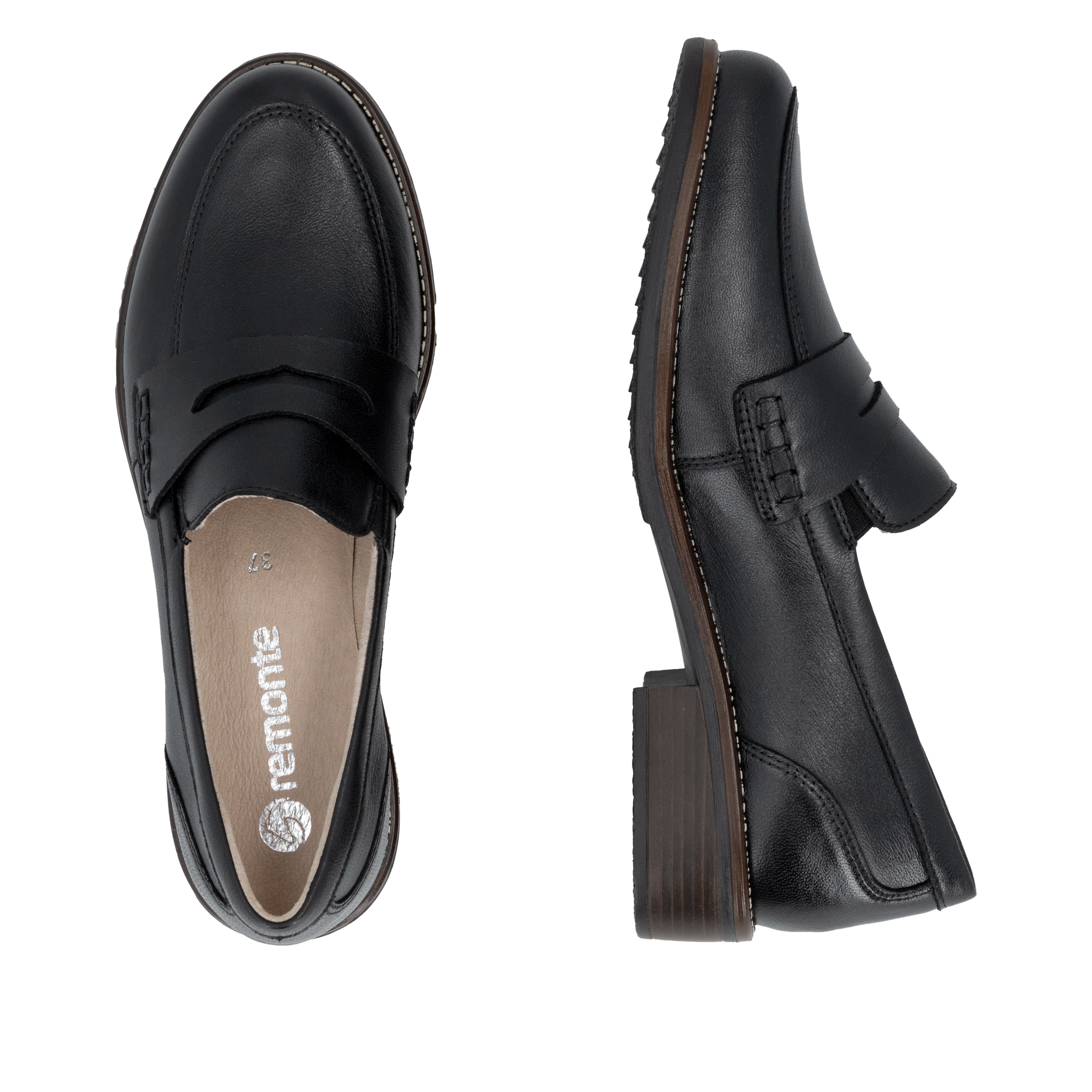 REMONTE Slipper in Schwarz