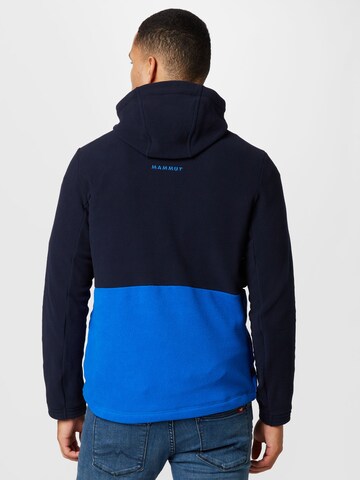 MAMMUT Tapered Athletic Fleece Jacket in Blue