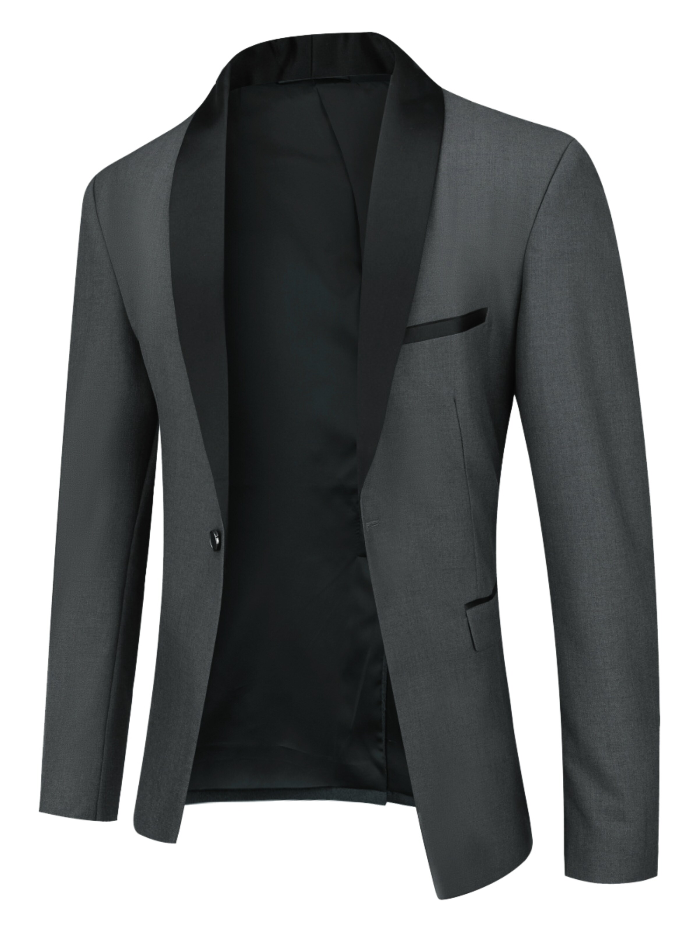 Youthup Slim fit Business Blazer in Grey