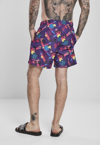 Urban Classics Zwemshorts in Lila