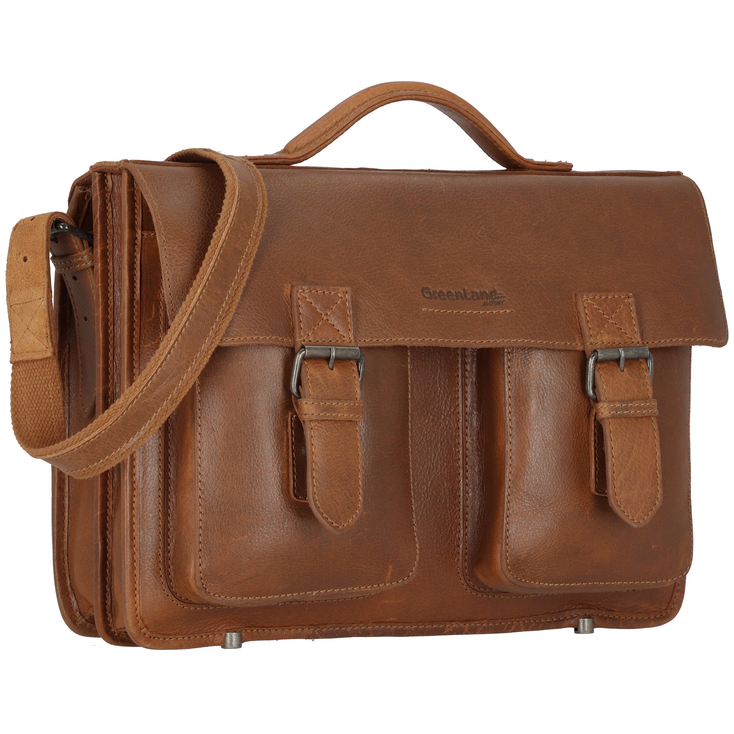 Borsa portadocumenti di Greenland Nature in marrone