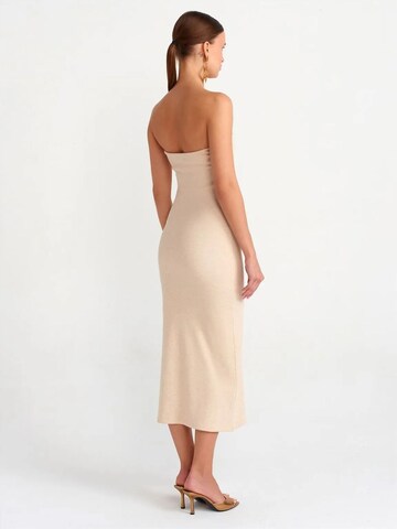 Dilvin Dress in Beige