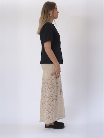 TEESHOPPEN Skirt ' Amara ' in Beige