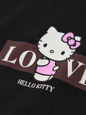 T-Shirt 'Hello Kitty' TWO SOON en noir