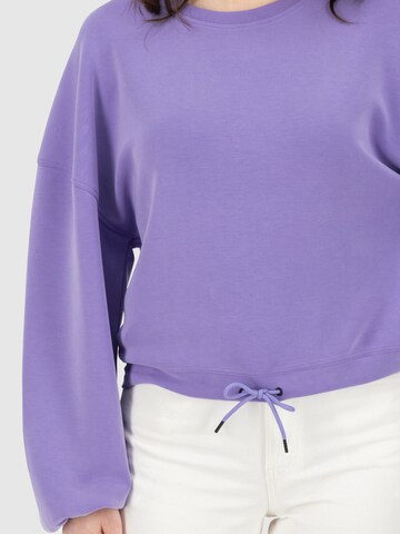 Alife and Kickin Sweatshirt 'MeredithAK' in Purple