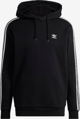 Bluză de molton 'Adicolor Classics 3-Stripes' de la ADIDAS ORIGINALS pe negru: față