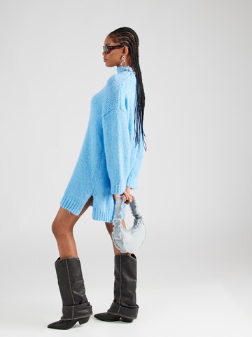 Monki Knitted dress in Blue