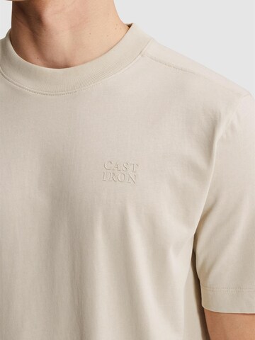 Maglietta 'T-shirt in jersey with back artwork' di CAST IRON in grigio