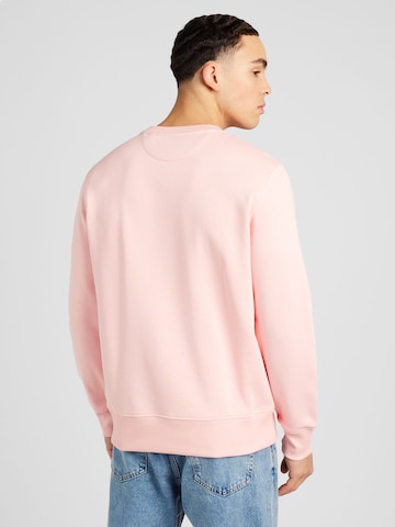 Bluză de molton de la GANT pe roz