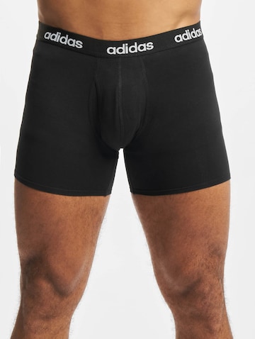 ADIDAS SPORTSWEAR - Calzoncillo deportivo en negro: frente