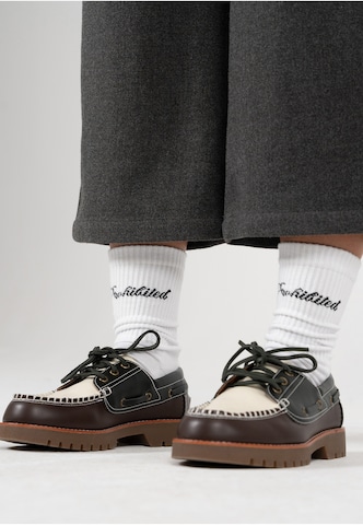 Chaussettes Prohibited en blanc