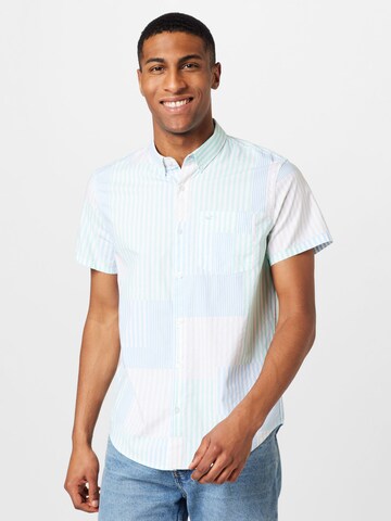 Coupe regular Chemise HOLLISTER en vert : devant