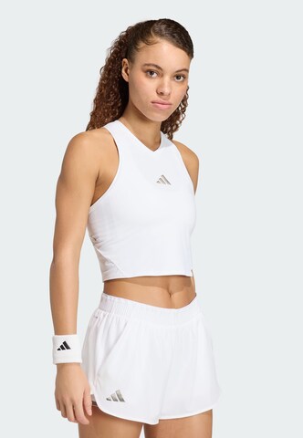 Haut de sport ADIDAS PERFORMANCE en blanc : devant