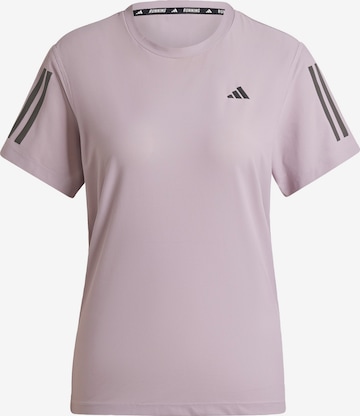 T-shirt fonctionnel 'Own The Run' ADIDAS PERFORMANCE en violet : devant