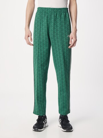 LACOSTE regular Παντελόνι σε πράσινο: μπροστά