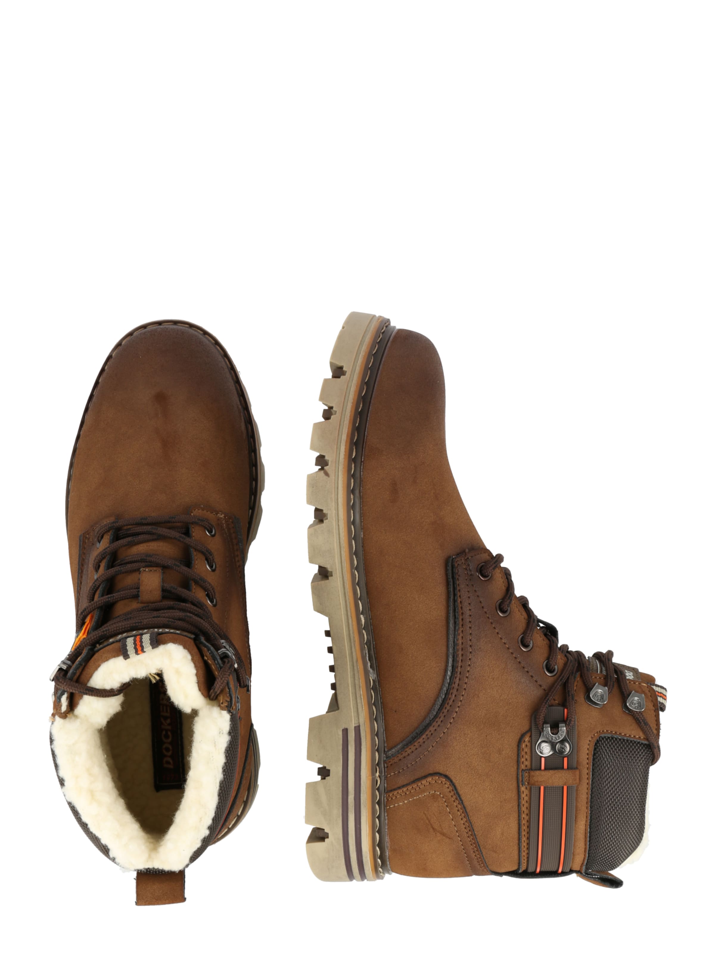 Dockers by Gerli Schnürboots in Braun