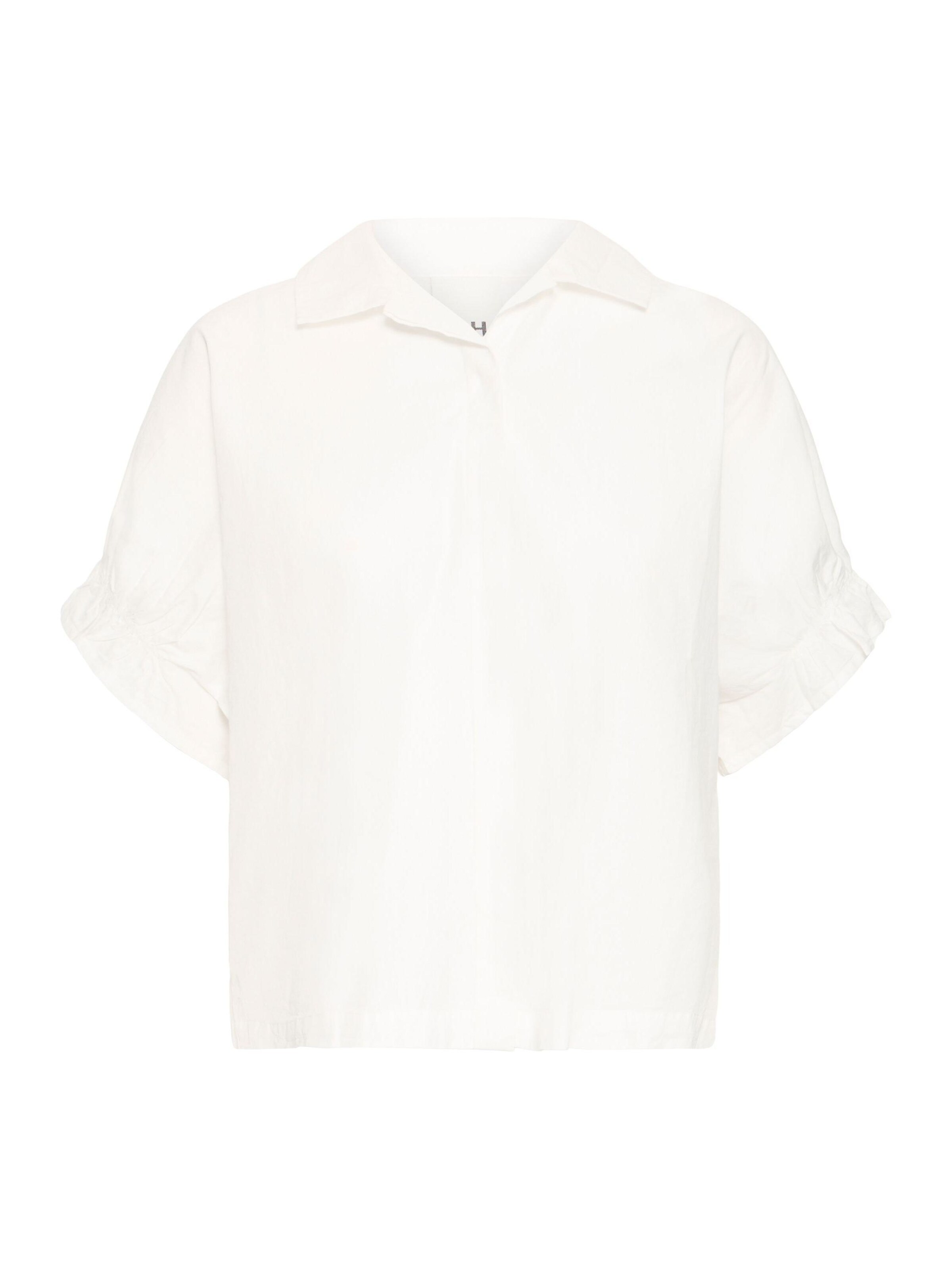 ICHI Bluse in Weiß: Vorderseite