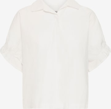ICHI Bluse in Weiß: Vorderseite