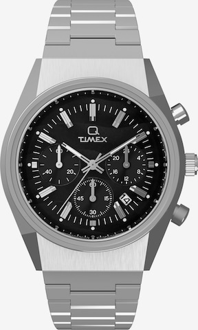 TIMEX Quartz Chronograph Watch ' Q Timex® Falcon Eye Chronograph ' in Silber: Vorderseite