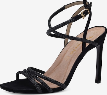 Tamaris Heart & Sole - Sandalias con hebilla en negro: frente