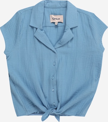 KIDS ONLY Bluse 'THYRA' in Blau: predná strana