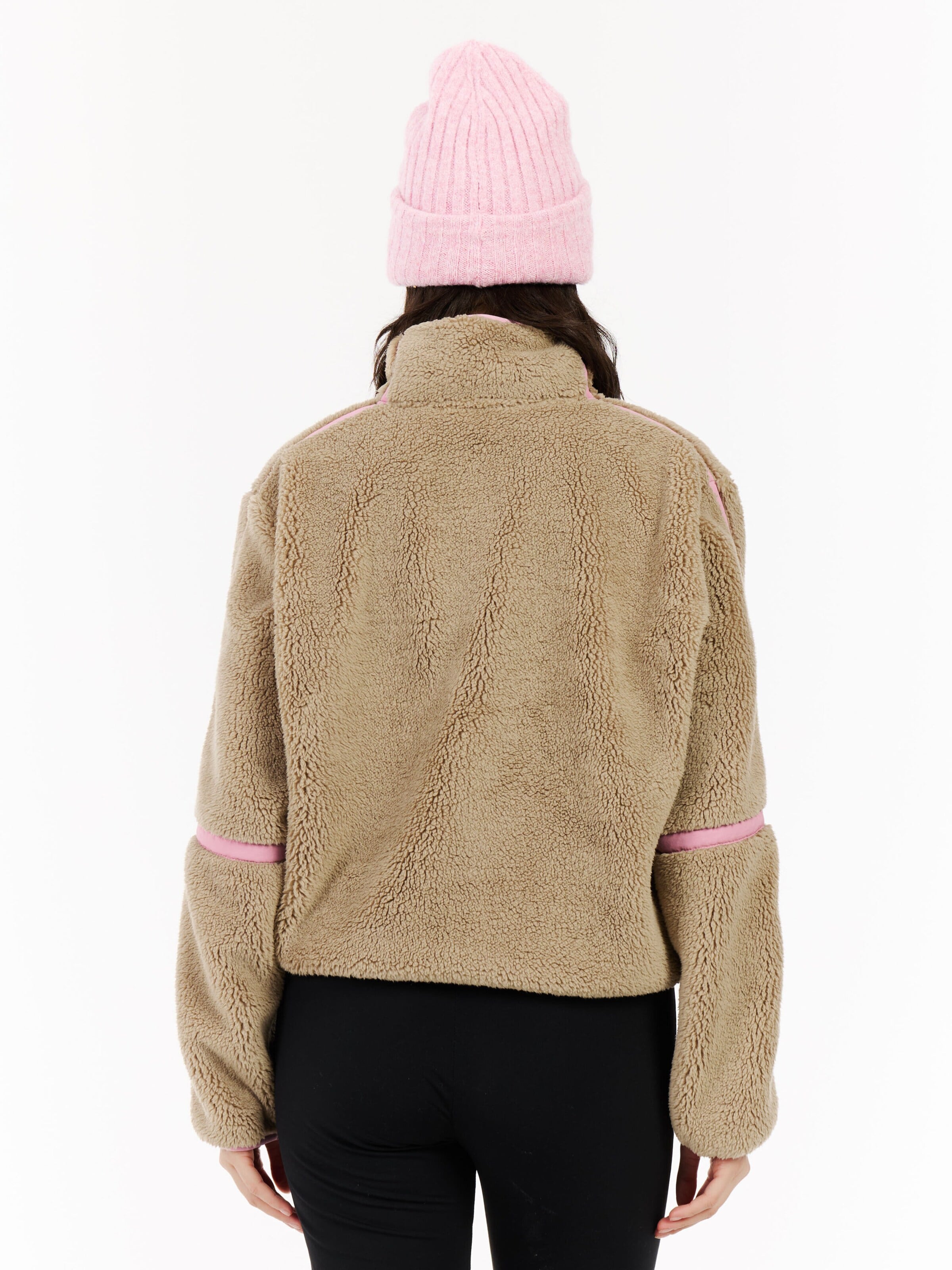 PROTEST Fleece jacket 'PRTRed' in Pink