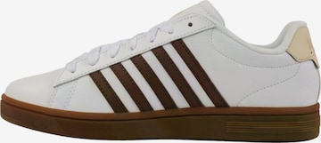 Baskets basses 'Court Tiebreak II' K-SWISS en blanc : devant