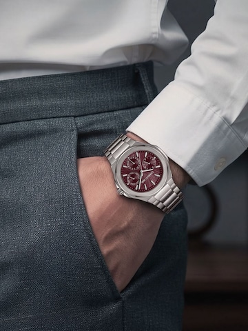 CERRUTI 1881 Analogové hodinky 'Function watch Lucardo Slim' – stříbrná