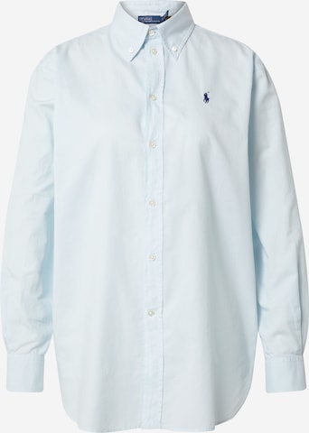 Bluză de la Polo Ralph Lauren pe albastru: față