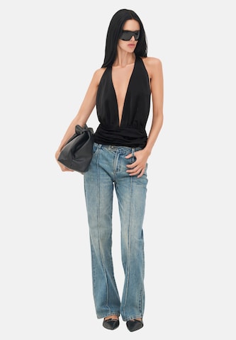 OW Collection Top 'AGATHA' in Zwart
