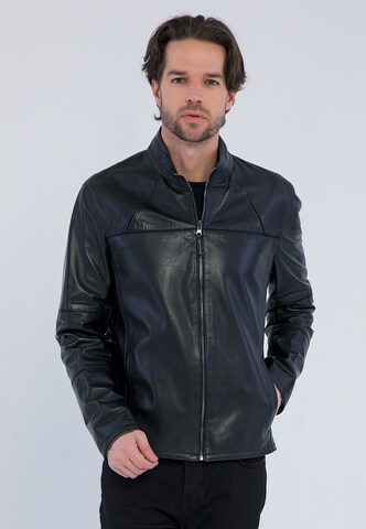 Giorgio di Mare Between-Season Jacket in Black: front