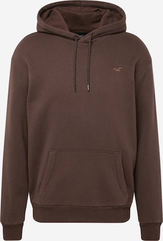 HOLLISTER Sweatshirt i brun: framsida