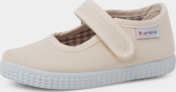 Ballerines Pisamonas en beige : devant