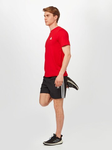 ADIDAS SPORTSWEAR Funkční tričko 'Aeroready Designed To Move Feelready' – červená