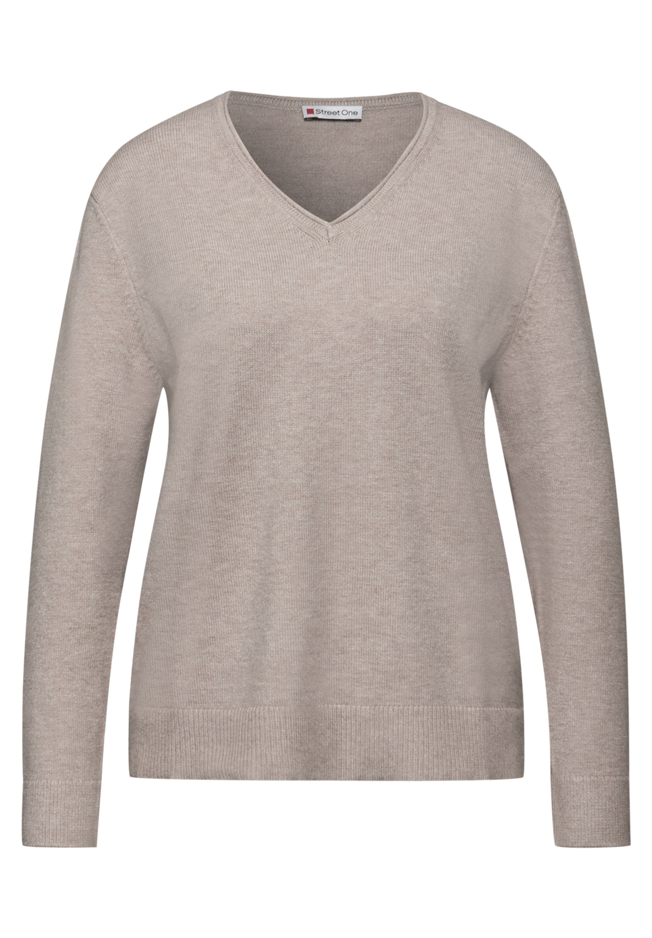 STREET ONE Pullover in Beige: Vorderseite
