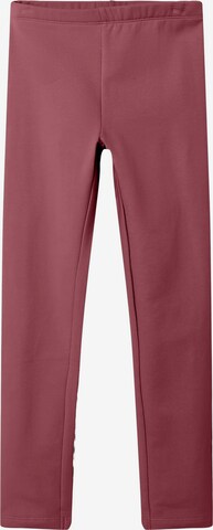 NAME IT Skinny Legginsy 'Davina' w kolorze czerwony: przód