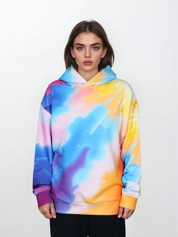 Sweat-shirt 'Affbackers' salzhaut en mélange de couleurs : devant