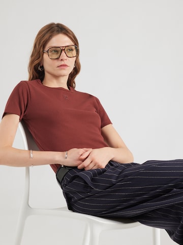 HUGO Shirt 'Deloris' in Brown: front