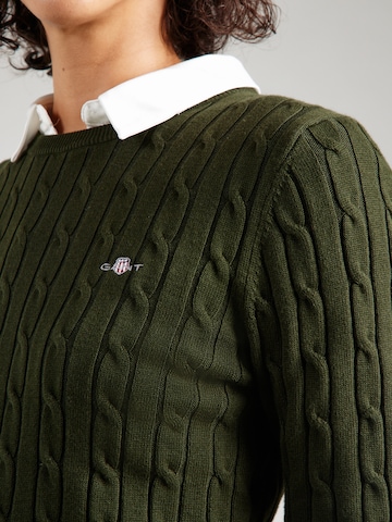 GANT Sweter w kolorze zielony