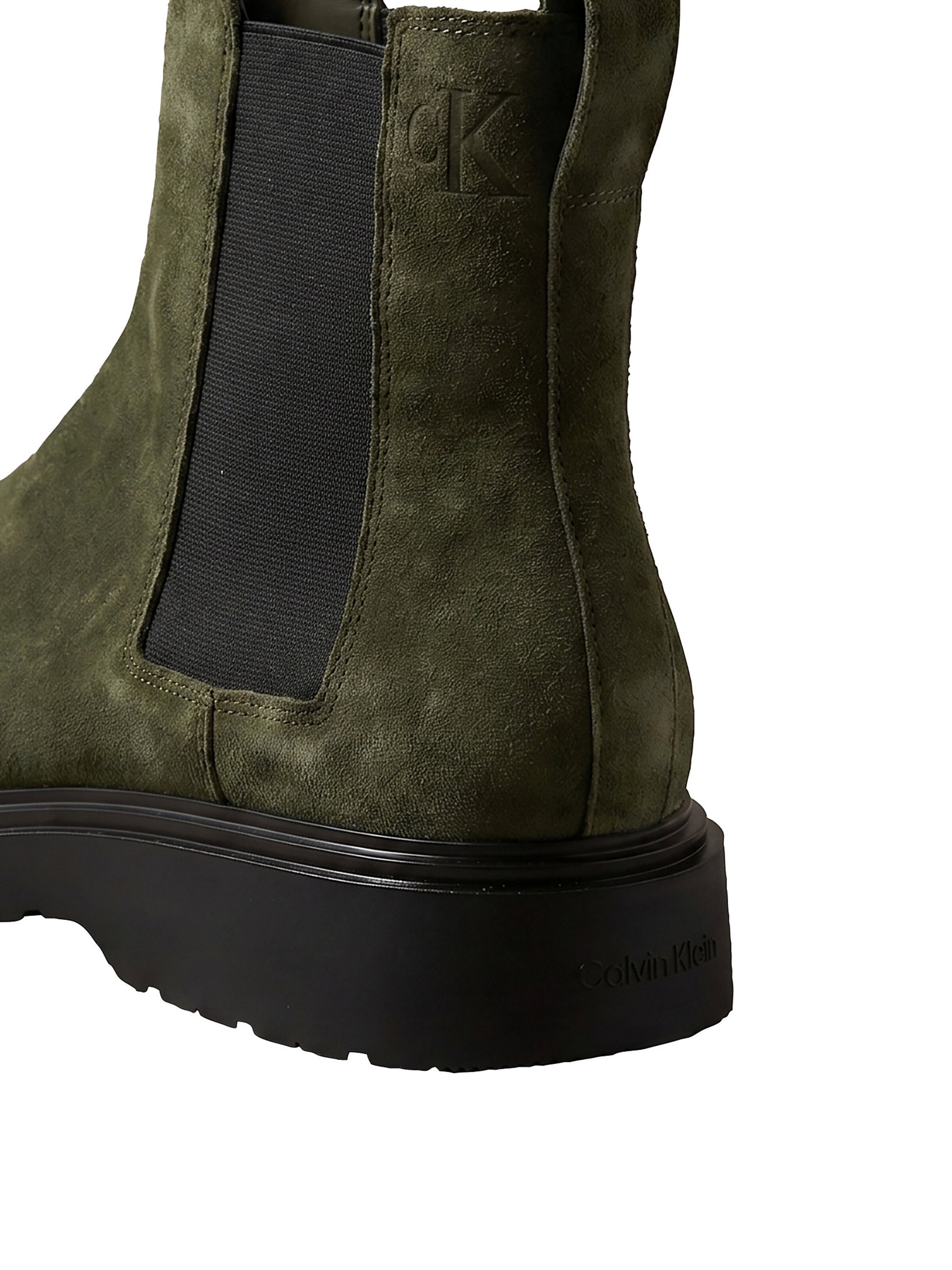 Calvin Klein Chelsea boots in Green