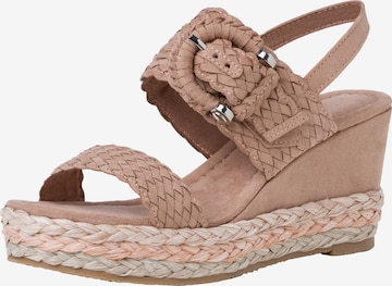 MARCO TOZZI Sandals in Beige: front