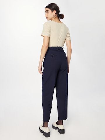 TOMMY HILFIGER Tapered Pleat-front trousers in Blue