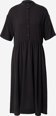 Monki Shirt Dress in Black: front