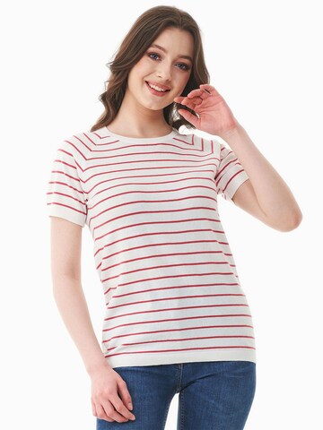 Organication Pullover in Weiß: Vorderseite