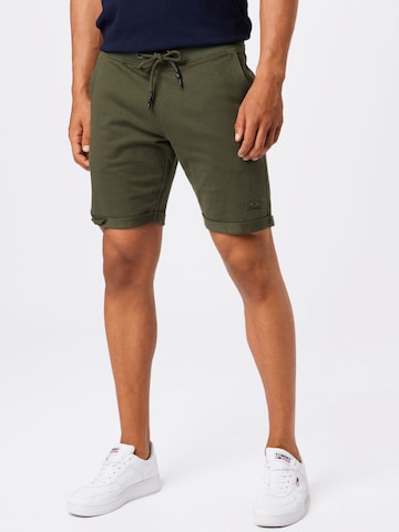Key Largo Normální Kalhoty 'MPA MARC' – zelená: přední strana