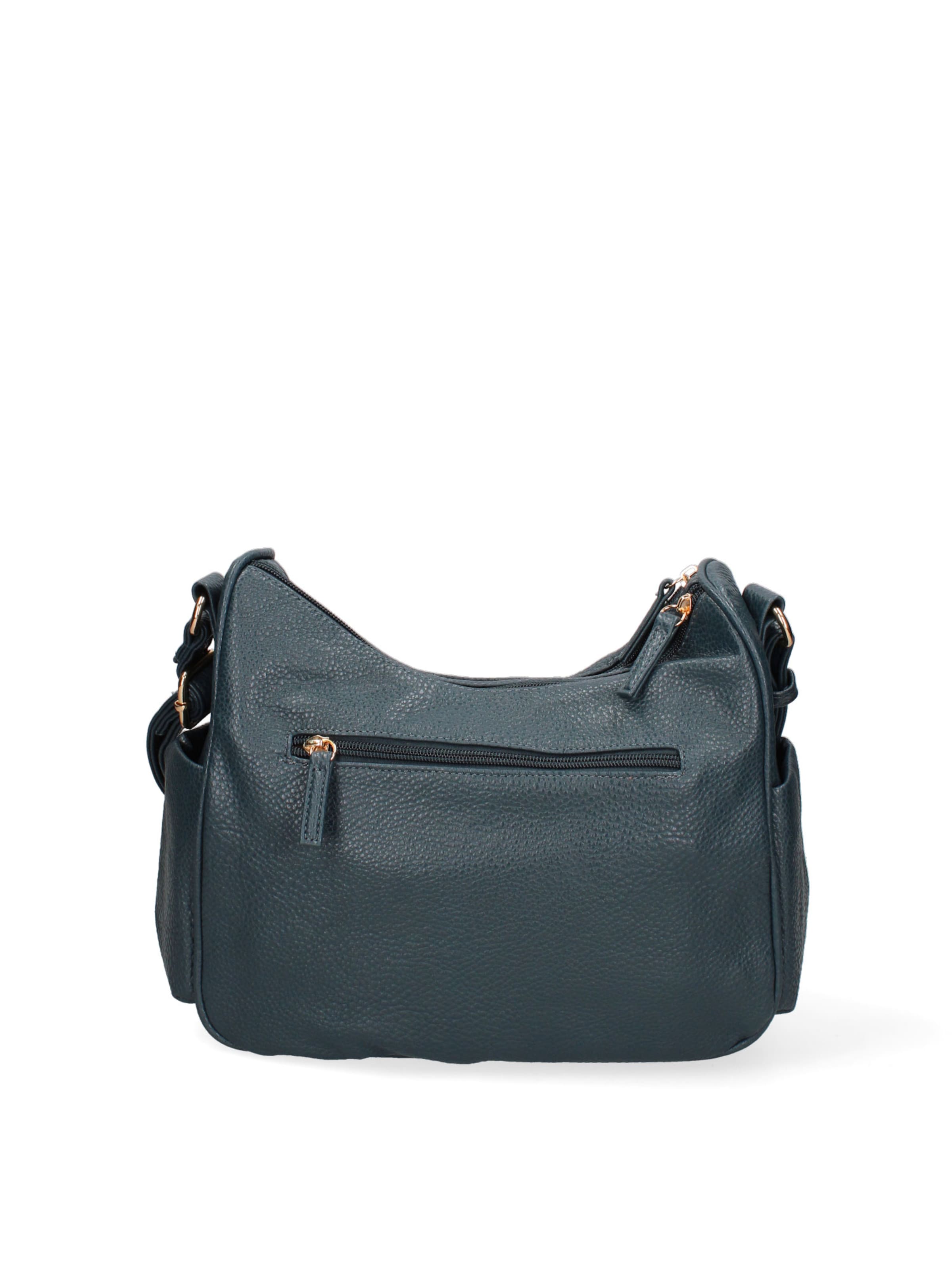 Borsa a tracolla 'Borsa a Tracolla Donna B Cavalli Ecopelle Zip Tasche Multiple 28x24cm' di B. Cavalli in blu